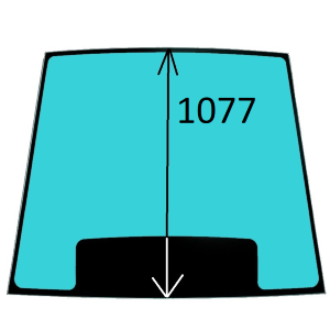 Jcb 3cx-4cх 97- Стекло лобовое (высота 107.7)